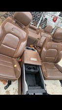 2019-2024 Ram Trucks Brown Leather Front Rear Longhorn Seats Wconsole