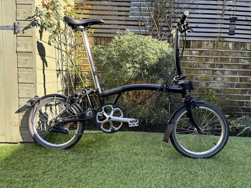 Brompton S3L C-Line Utility Low 2022 Folding Bike - Black