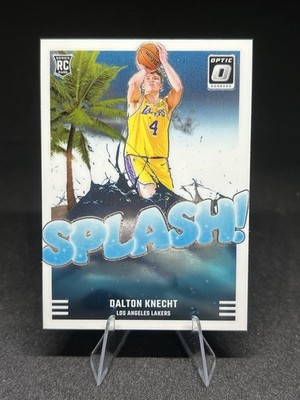 2024-25 Panini Donruss Optic - Splash! Dalton Knecht #12 (RC) Rookie Lakers Card