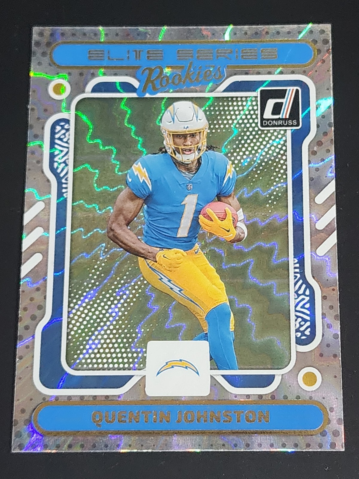 2023 Donruss #8 Quentin Johnston Rookie Elite Series Rookies RC LA Chargers