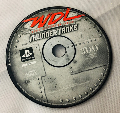 Videospiel WDL Thunder Tanks nur Disc Playstation 1 PS1