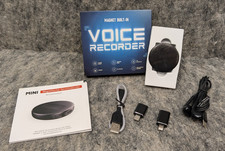 Mini Magnetic Voice Recorder 64GB/70Hrs USB C WAV MP3 Digital Audio Recorder