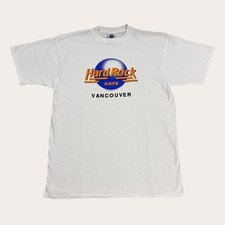 Vintage 80s Hard Rock Cafe Vancouver Canada bar restaurant souvenir t-shirt