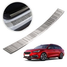 Ladekantenschutz für SEAT Leon Sportstourer Kombi IV (KL) 2020- Silber Gebürstet