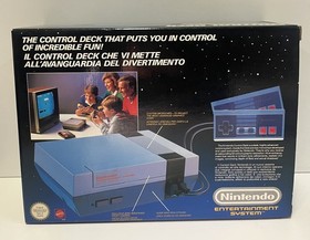 NINTENDO NES CONSOLE CONTROL DECK PAL A ITA NES-S-CD-ITA BOXED TESTED