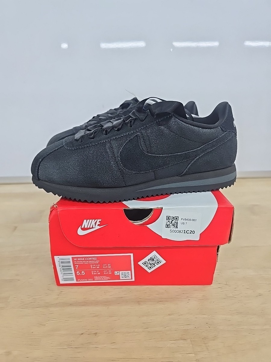 Nike Cortez Satin Pack - Black W - FV5420-002 Women's New Size 7