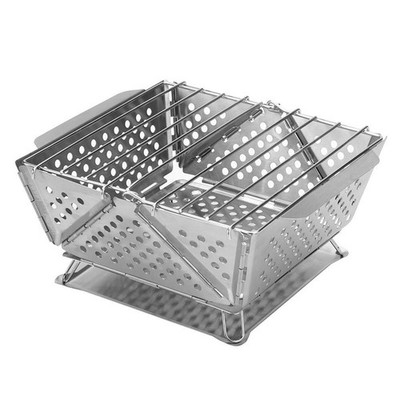 BBQ Grill Camping Split Fire Pit Picknick -Accessoires Kochzubehör H8J87602