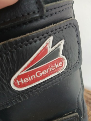 Hein Gericke Gore-Tex Motorcycle Boots Size 38. Straps with red logo - Bild 2 von 6