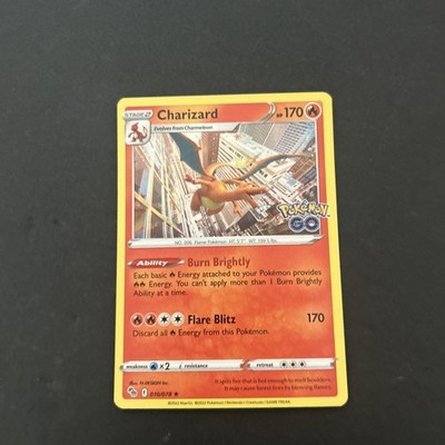 Pokémon - Charizard - 010/078 - Pokemon Go - Rare Holo - LP+ Free Shipping  🔥
