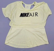 NEW Nike Women’s Air Graphic Double Layer Mesh Back Hollow Out Running Size M