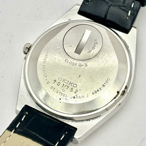Reloj SEIKO GRAND QUARTZ 4843-8100 Hombre Vintage con Batería y Correa Nuevas - Imagen 7 de 7