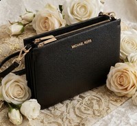 Michael Kors Jet Set Travel Crossbody Schultertasche Tasche Neu Schwarz Gold