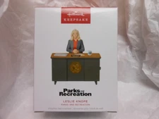 Hallmark Keepsake "Leslie Knope - Parks & Recreation" 2024 Sound Ornament NEW