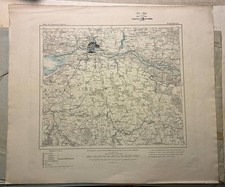 Karte des Deutschen Reiches - K&ouml;nigsberg i. Pr. (Nr. 50). Lithografie, 1894.