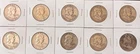 🔥 Lot of 10 Franklin Half Dollars 1957–1959 | 90% Silver Coins