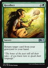 x4 Recollect - Core Set 2019 (M19) - NM - MTG