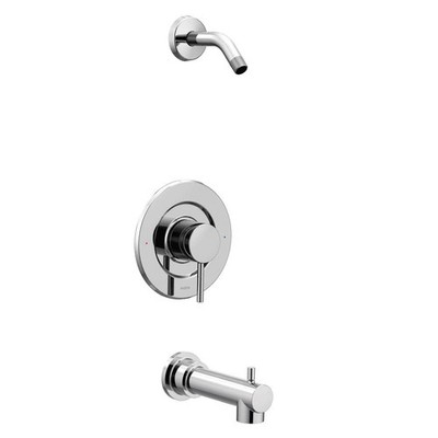 Moen Align Posi-Temp Shower Trim Chrome 1-Handle Tub Faucet (Trim Only)