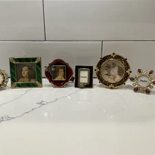 Jay Strongwater - Group Of 7 - (2) Hand Signed 2006 - Mini Picture Frames