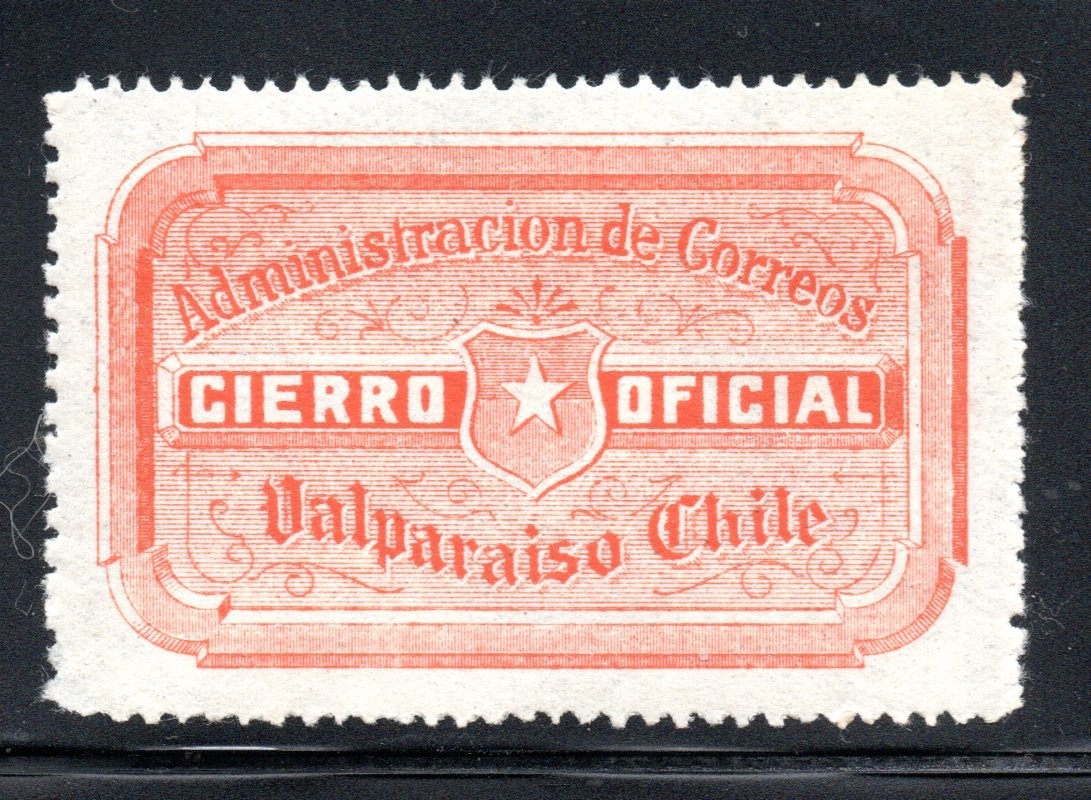 CHILE CIERRO OFICIAL, VALPARAISO, NARANJA, MH    #E31
