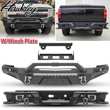 Frontrear Bumper For 2007-2013 Chevy Silverado 1500 Wwinch Plate Off-road New Frontrear Bumper For 2007-2013 Chevy Silverado 1500 Wwinch Plate Off-road New