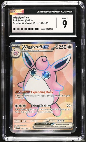 Wigglytuff ex graded CGC 9 for sale on eBay