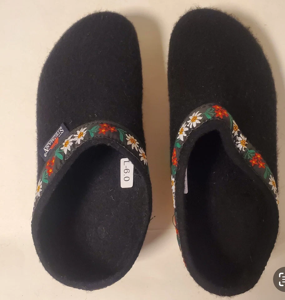 Cuña de corcho negro para mujer Stegmann talla 6 Foto 3 de 4