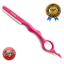 ZEEPK HAIR TRIMMER SHAPER RAZOR FOR HAIR STYLIST DRESSER BARBER PINK