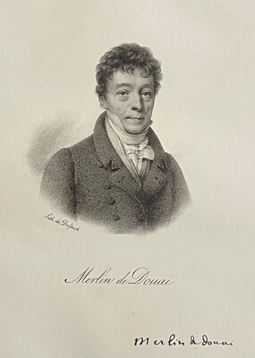 Merlin Von Douai Revolution Französisch Government Of Directoire Signatur C 1830