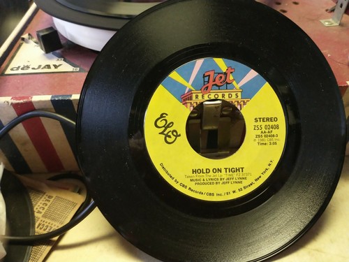 ELECTRIC LIGHT ORCHESTRA , HOLD ON TIGHT/ WHEN TIME STOOD STILL 45rpm JET 02408 - 第 1/4 張圖片
