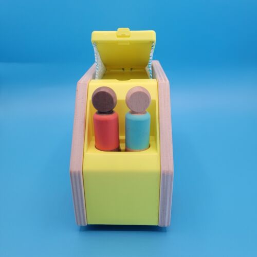 Lovevery Bloccaggio Porte Camper Legno Van Go Montessori Gioco Giocattolo Avventura - Foto 2 di 14