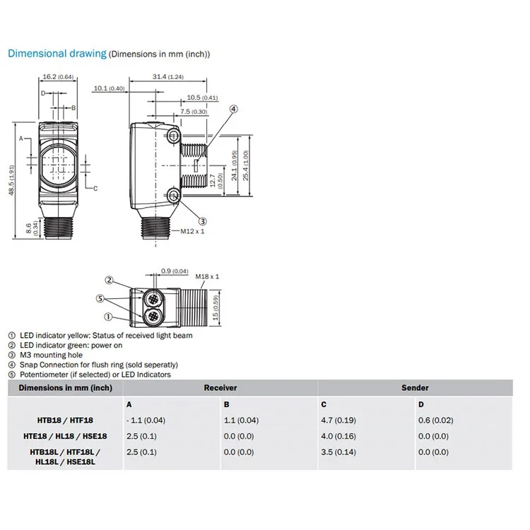 Diffuse Infrared Proximity Switch Sensor NPN Photoelectric Proximity Sensor - Image 2 of 4