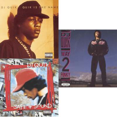 Dj Quik - Quik Is The Name & Safe & Sound & Way 2 Fonky [New CD Bundle]