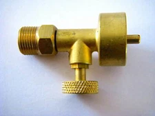 Jewelers Little Torch Disposable Propane Tank Valve Convert to CGA 200 Regulator
