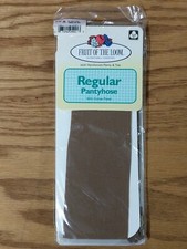 Fruit of the Loom Sun Tan Vintage Regular Pantyhose Size A New in Package