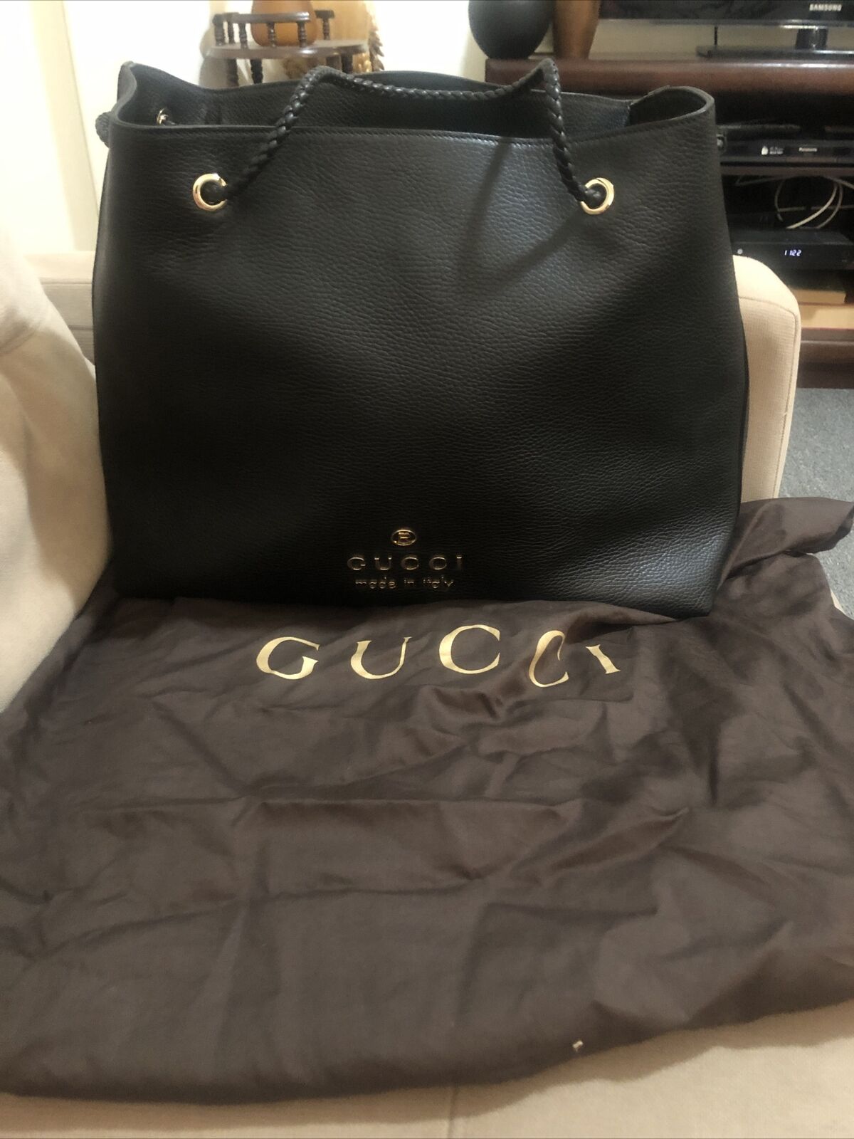 Gucci - Authenticated Handbag - Cloth Black for Women, Never Worn