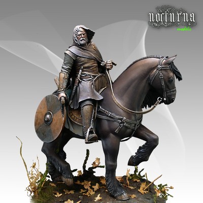 Nocturna AT04 Grail Knight (54mm Arthurian Tales) Mounted Warrior
