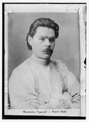 Maxim Gorky c1900 Large Old Photo