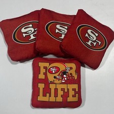 49ers - FOR LIFE - Pro Cornhole Bags - 4 Bags