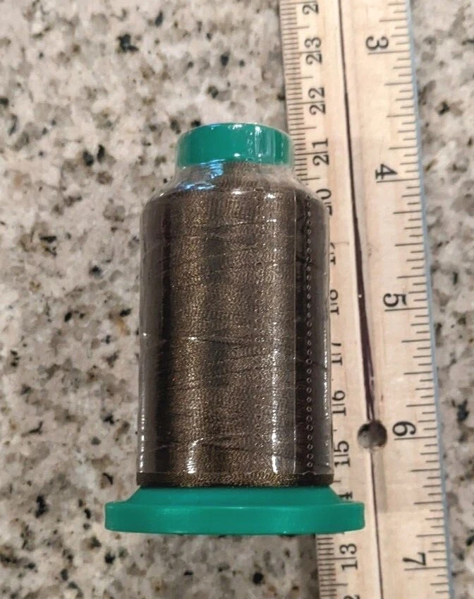 1000m Isacord Embroidery Thread color 0747 100% polyester Golden Brown New In WR - Image 2 of 4