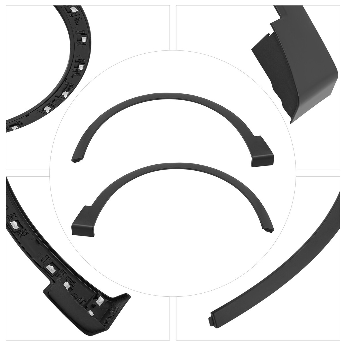 ATI Fender Trim 自動車用アクセサリー Front Fender Flare Trim Wheel Arch Molding Left & Right For