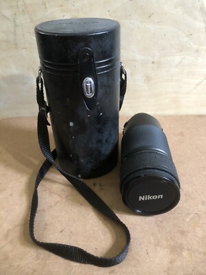 Nikon ED AF Nikkor 80-200mm 1:2.8 w/ Lens Cover, Filter, and CL-43