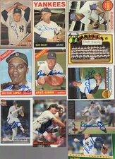 Autographed Yankees 1960's 1970's 1980's 1990's 3x5 new lower price #2 20% off 4