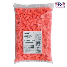 Howard Leight Max Ear Plugs Honeywell Soft Foam Earplugs - SNR 37dB Loose Pairs