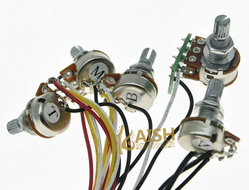 Prewired 3 Band Active or Passive EQ Equalizer Bass Preamp for ElectricBass - Image 4 of 4