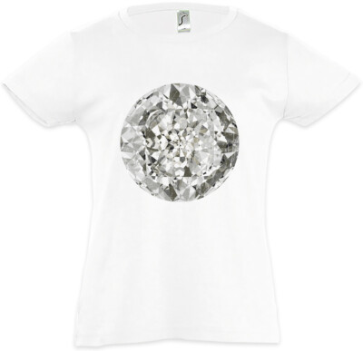 Diamond IV Kids Girls T-Shirt Crystal Optical Reflector Diamonds Jewel Jewels