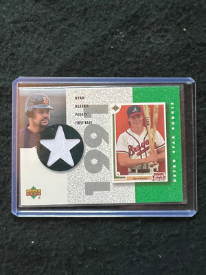 2002 U.D. Authentics Retro UD Star RC Jersey Ryan Klesko #SR-RK Braves  