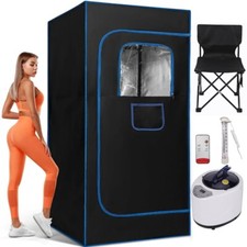 Super Large 1500W 3L Full Size Portable Steam Sauna Personal Home Spa w/ Remote