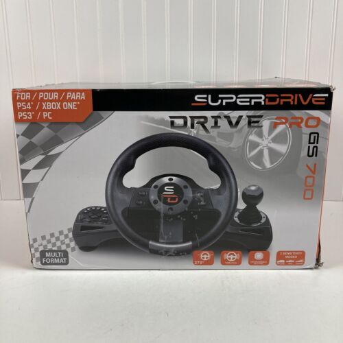 Subsonic SA5156 Drive Pro GS 700 Racing Wheel for Playstation 3 PS4 Xbox One PC - Picture 1 of 7