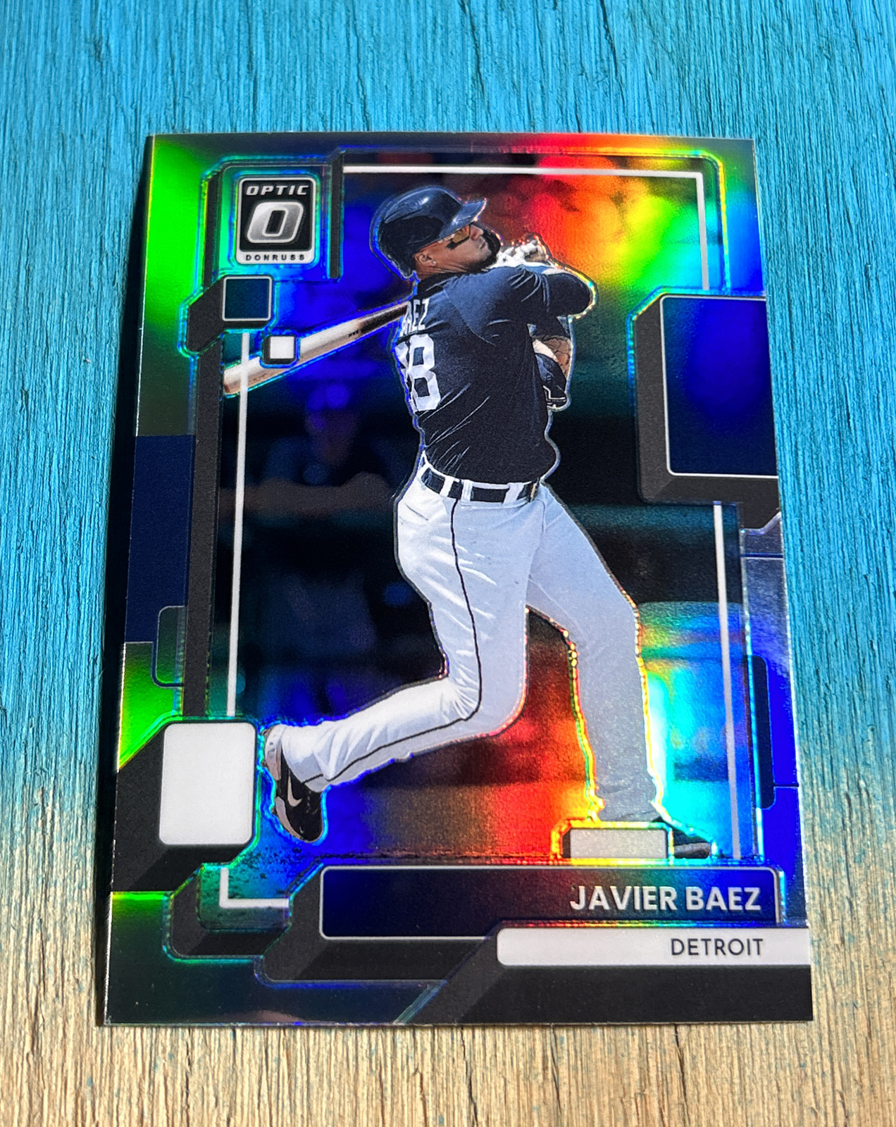 2022 Donruss OPTIC Baseball #180 JAVIER BAEZ Silver HOLO Prizm