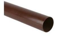68mm Round Guttering Downpipe White Black Brown Or Grey Various Lengths Pipe 